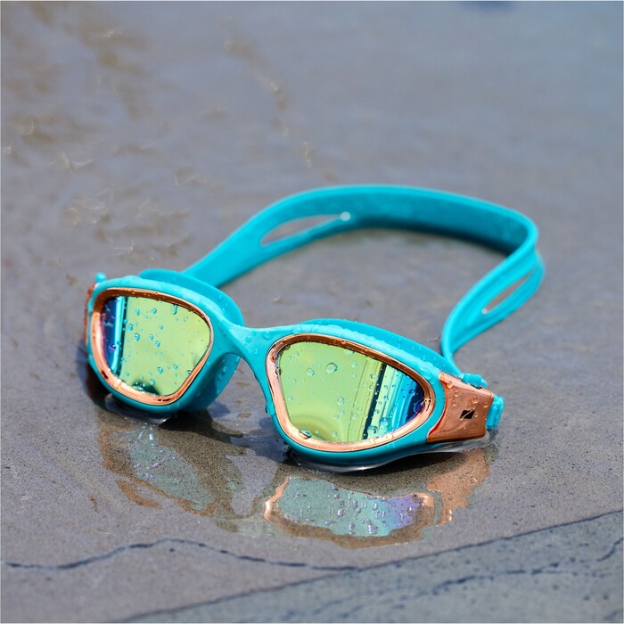 2024 Zone3 Gafas De Natacin Vapor SA23GOGVA106 - Teal / Cream / Copper